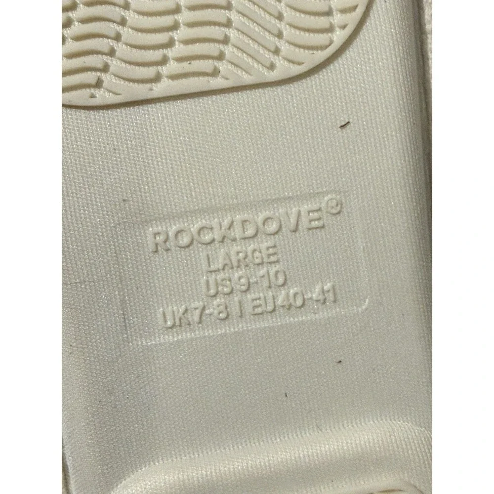 RockDove Women's Twirl Fleece Cozy Scuff Slippers Indoor Non-Slip Rubber Sz 9-10